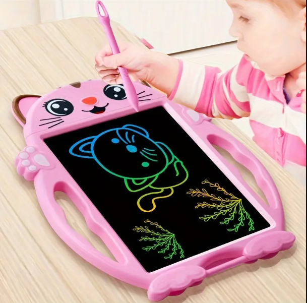 Cartoon LCD Drawing Board with One-Click Erase