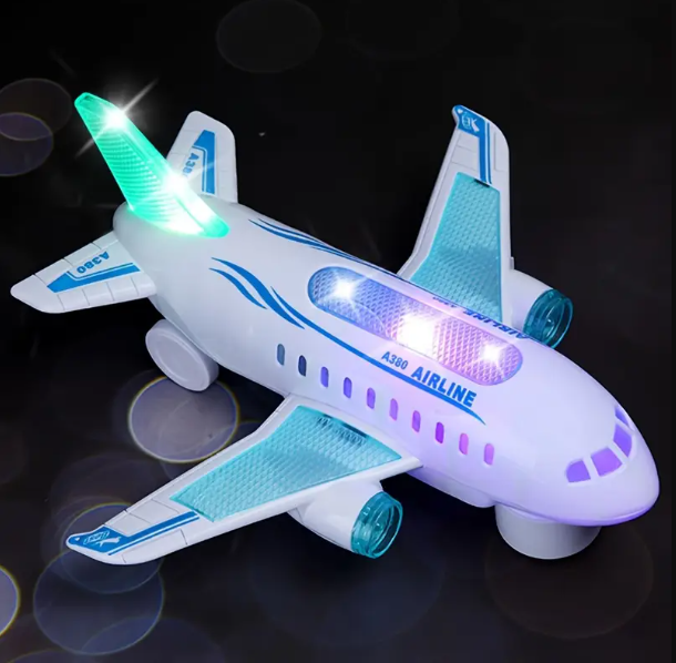 LED Airplane Toy with Lights &amp; Sounds