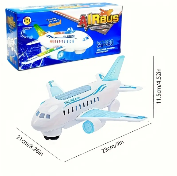 LED Airplane Toy with Lights &amp; Sounds