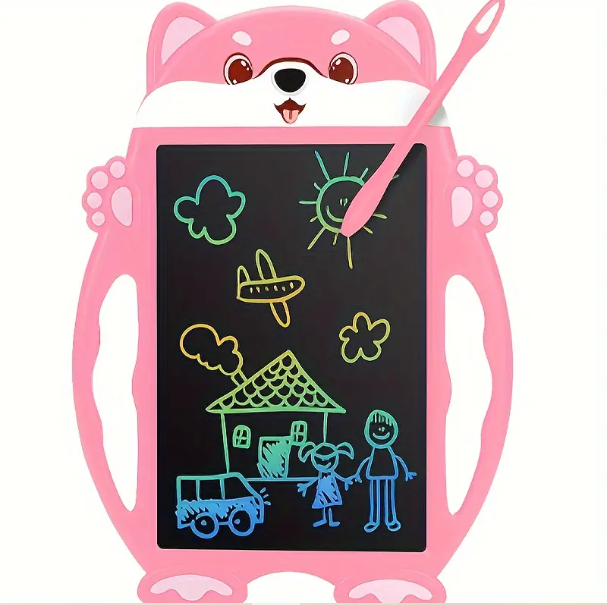 Cartoon LCD Drawing Board with One-Click Erase