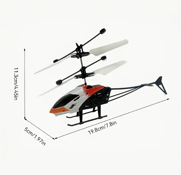 Interactive Gesture-Controlled Helicopter, Indoor Fun Toy with Hand Motion Sensing