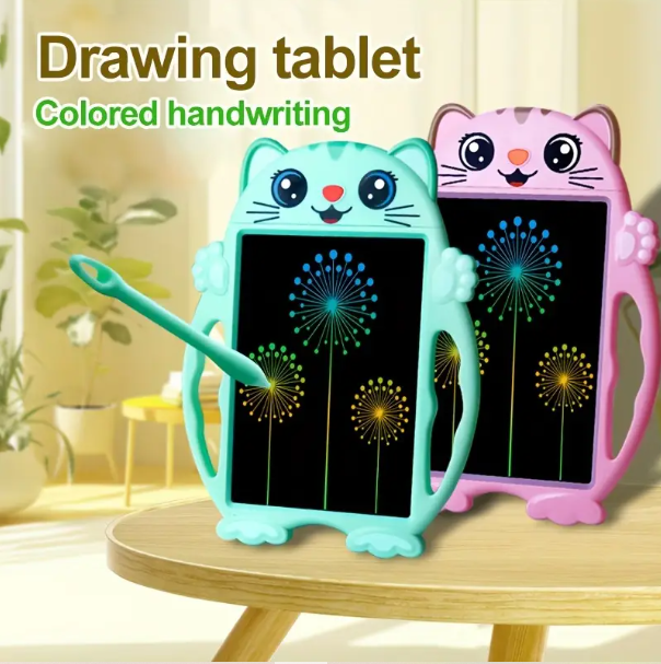 Cartoon LCD Drawing Board with One-Click Erase