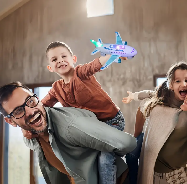 LED Airplane Toy with Lights &amp; Sounds