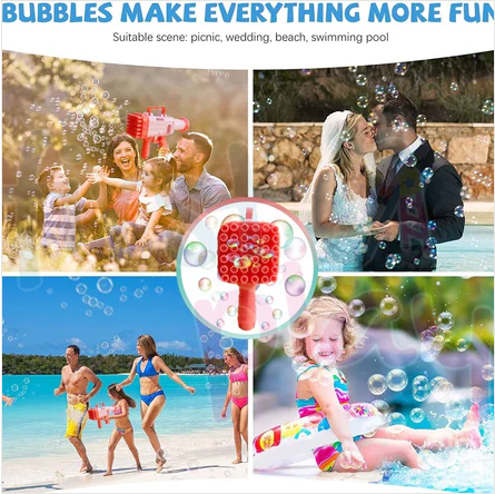 36-Hole Bubble Gun Machine | Holi - Birthdays - Parties - Weddings