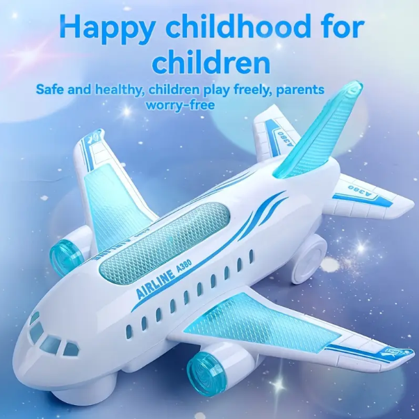 LED Airplane Toy with Lights &amp; Sounds